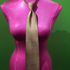 Men’s toffee adjustable zip tie